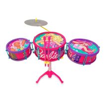 Bateria Infantil - Barbie Dreamtopia - Bateria Musical Pequena - Fun Divirta-se