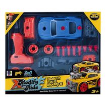 Carrinho de Brinquedo 2 em 1 com Ferramenta Turbo  Tools Mustang Azul Multikids - BR2161 BR2161