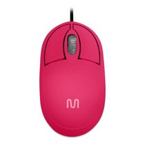 Mouse Com Fio Classic Conexão USB 1200dpi Cabo de 120cm 3 Botões Rosa - MO304OUT [Reembalado] MO304OUT