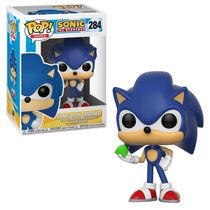 Boneco Funko POP! Sonic the Hedgehog - Sonic com Esmeralda