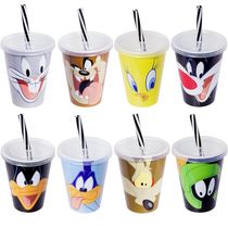 20 Copos Looney Tunes Lembrança Aniversário Sacola Surpresa Doces e Decoração