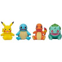 Pokemon Pack Bulbasaur Squirtle Charmander e Pikachu Sunny