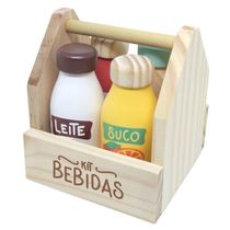 Coleção comidinhas! Kit Bebidas - Brinquedo Educativo