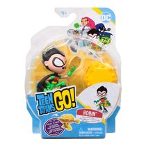 Teen Titans Go Robin c/ Peças Robo Sunny 4035