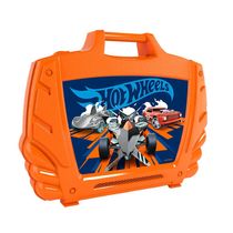 Hot Wheels Car Case Laranja Maleta Porta Carrinhos FUN