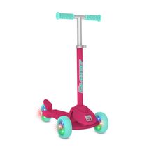 Skatenet Infantil Led Ajustavel Rosa Bandeirante