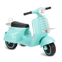 Scooter Turquesa Eletrica 6v Bandeirante