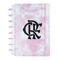 Caderno Inteligente Flamengo Mengo Rosa A5 80 Folhas