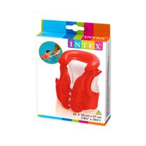 Boia Colete Infantil Inflavél Laranja 50 x 47cm Intex- 58671