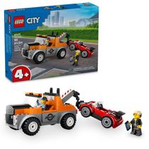 Caminhão De Reboque E Carro Esportivo City - Lego 60435