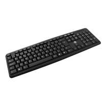 Teclado USB Com Fio 130 cm Bright 0014 Basic - Preto