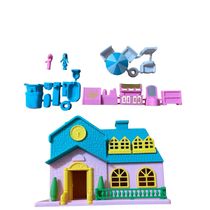 Brinquedo Minha Casinha de Boneca Miniatura Playset Com Acessórios Funny House