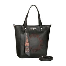 Bolsa Totebag Grande Oficial GARFIELD GF22005 Preto