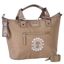 Bolsa SNOOPY Totebag P em Nylon SP2238 Taupe