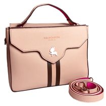 Bolsa Baú Tiracolo Oficial REBECCA BONBON RB3903 Rose