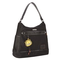 Bolsa Hobo Bag com bolso térmico GARFIELD GF2966 Preto