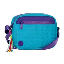 Bolsa Transversal Nylon Oficial Luluca - Semax LU2737 Azul