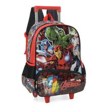 Mochila Rodinhas MARVEL AVENGERS VINGADORES Luxcel Vermelho