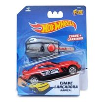 Hot Wheels Chave Lançadora Radical Vermelho - Fun Toys