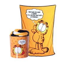 Kit Manta + Balde Pipoca GARFIELD - Zona Criativa