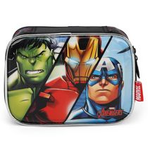 Estojo Box 100 Pens Oficial AVENGERS MARVEL Preto Luxcel