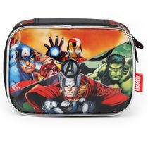 Estojo Box 100 Pens Oficial AVENGERS MARVEL Vermelho Luxcel