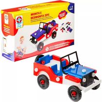 Brinquedo Carrinho De Montar e Desmontar Jipe - Estrela