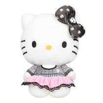 Hello Kitty e Amigos - Pelúcia 20cm - Hello Kitty Halloween Rosa - Sunny