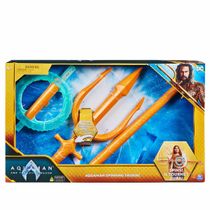 Tridente Giratório de Luxo do Aquaman - Filme Aquaman 2 DC