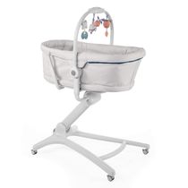 BERÇO CHICCO BABY HUG 4 EM 1 CINZA E AZUL - 8079173210610 8079173210610