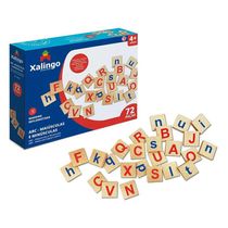 Letras ABC Alfabeto 72 Peças - Brinquedo Educativo Xalingo