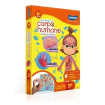 Por Dentro do Corpo Humano 100 peças  – Quebra-Cabeça Toyster