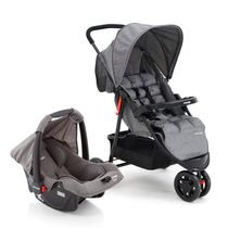 Travel System Delta Duo Pro Cinza Mescla - Voyage