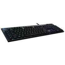 Teclado Ergonômico Sem Fio Recarregável Reduz a Tensão das Mãos com Luz LED, LOGITECH G 920 009176, Preto