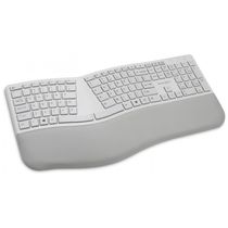 Teclado Ergonômico Dividido Sem Fio Recarregável Reduz a Tensão das Mãos, KENSINGTON K75402US, Cinza