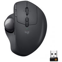 Mouse Ergonômico sem Fio Reduz a Tensão do Pulso com Bluetooth e Controle de Polegar, 512, 2048 DPI, LOGITECH 910 005177, Preto