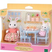 Sylvanian Families Café Da Manhã Mamãe E Bebê Coelho -Epoch