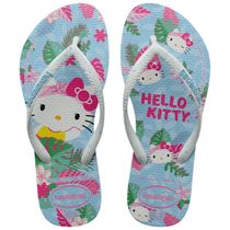 Chinelo Infantil Havaianas Hello Kitty Branco