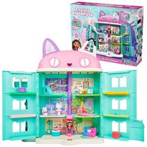 Casa da GABBYS com Movéis Figuras, Acessórios e 8 Sons Divertidos para Crianças a partir de 3 anos, GABBYS DOLLHOUSE 6062028, Azul turquesa