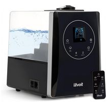 Umidificador Ultrassônico Portátil 6L com Aromaterapia, até 60H, Área 70m2, 110v, LEVOIT Humidifiers, Preto