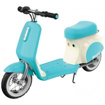 Moto Elétrica Infantil 12V Recarregável, até 3 km por hora, com Luz LED, RAZOR 15130894, Azul