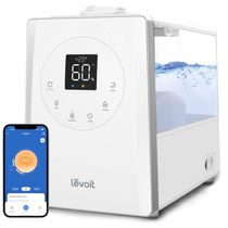 LEVOIT Umidificador Ultrassônico Portátil 6L, c, Desligamento Automático, Silencioso, 110V, Branco