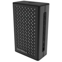 Caixa de Som Bluetooth Portátil IP67, Bateria de 12 Horas e Emparelhamento Fácil, Victrola, Preta