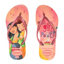 Chinelo Infantil Havaianas Princess Slim Rosa