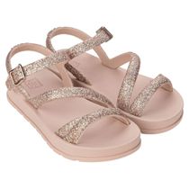 Sandália Infantil Zaxy New Glitter Nude