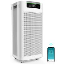 Purificador de Ar para Ambientes até 353m² com Controle por APP e Filtro de Carvão Ativado HEPA Ture, 110V 90W, Jafnda JF888, Branco