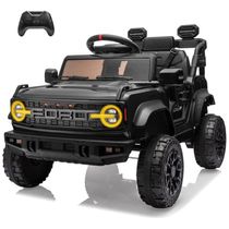 Carro Elétrico Infantil, Ford Bronco Raptor com Controle Remoto, 3 Velocidades, Suspensão nas 4 Rodas, Música via Bluetooth e Luzes LED, 12V, YOFE,