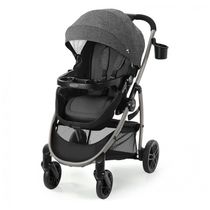 Carrinho de Bebê Graco Modes Pramette com Modo True Pram, Assento reversível e Dobra com uma Mão, Preto