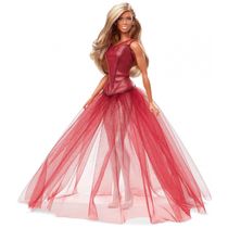 Tribute Coleção Laverne Cox Boneca Colecionável com Vestido de Festa Deslumbrante, BARBIE HCB99, Vermelho