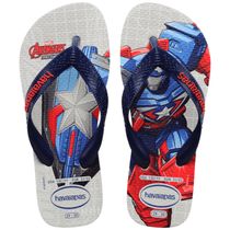 Chinelo Infantil Havaianas Top Marvel Branco